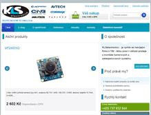 Tablet Screenshot of klselectronics.cz